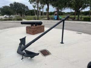 Jupiter Shipwreck Cannon and Anchor
